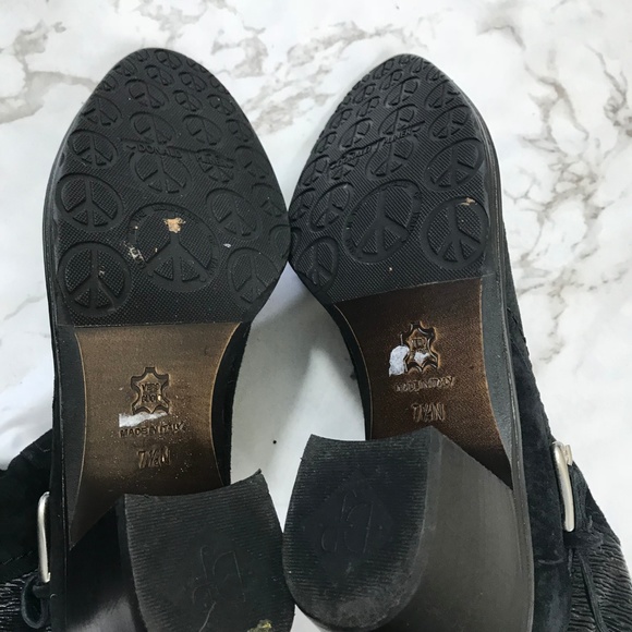 Donald J Pliner Narrow Black Suede knee high Boots - Picture 6 of 6